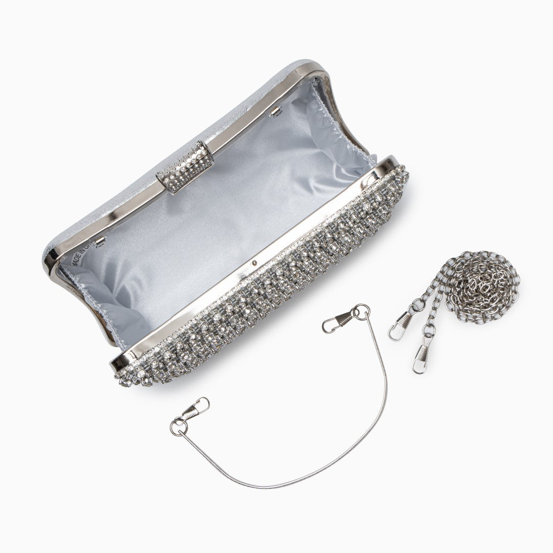 Satin Chain Clutch Bag – Evening & Occasion Bag