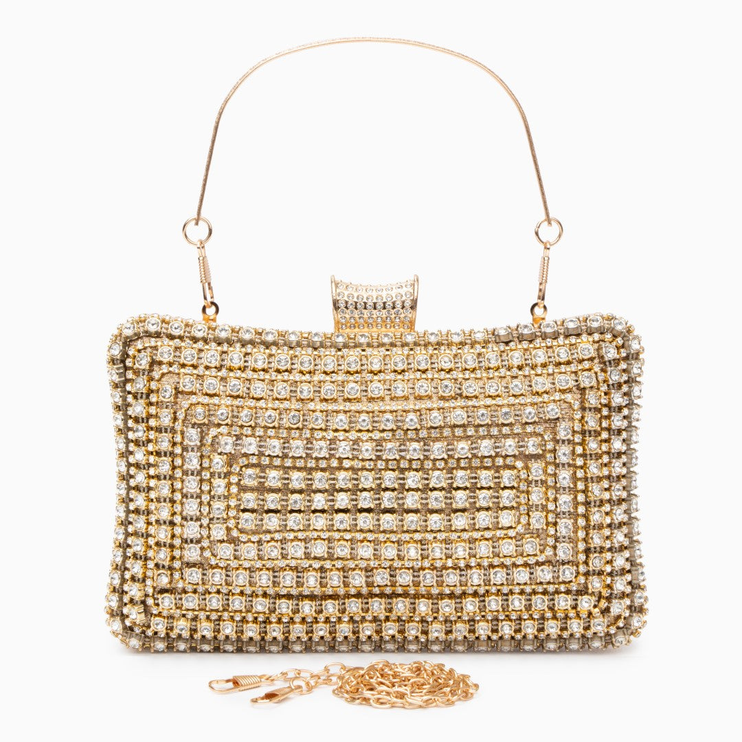 Satin Chain Clutch Bag – Evening & Occasion Bag