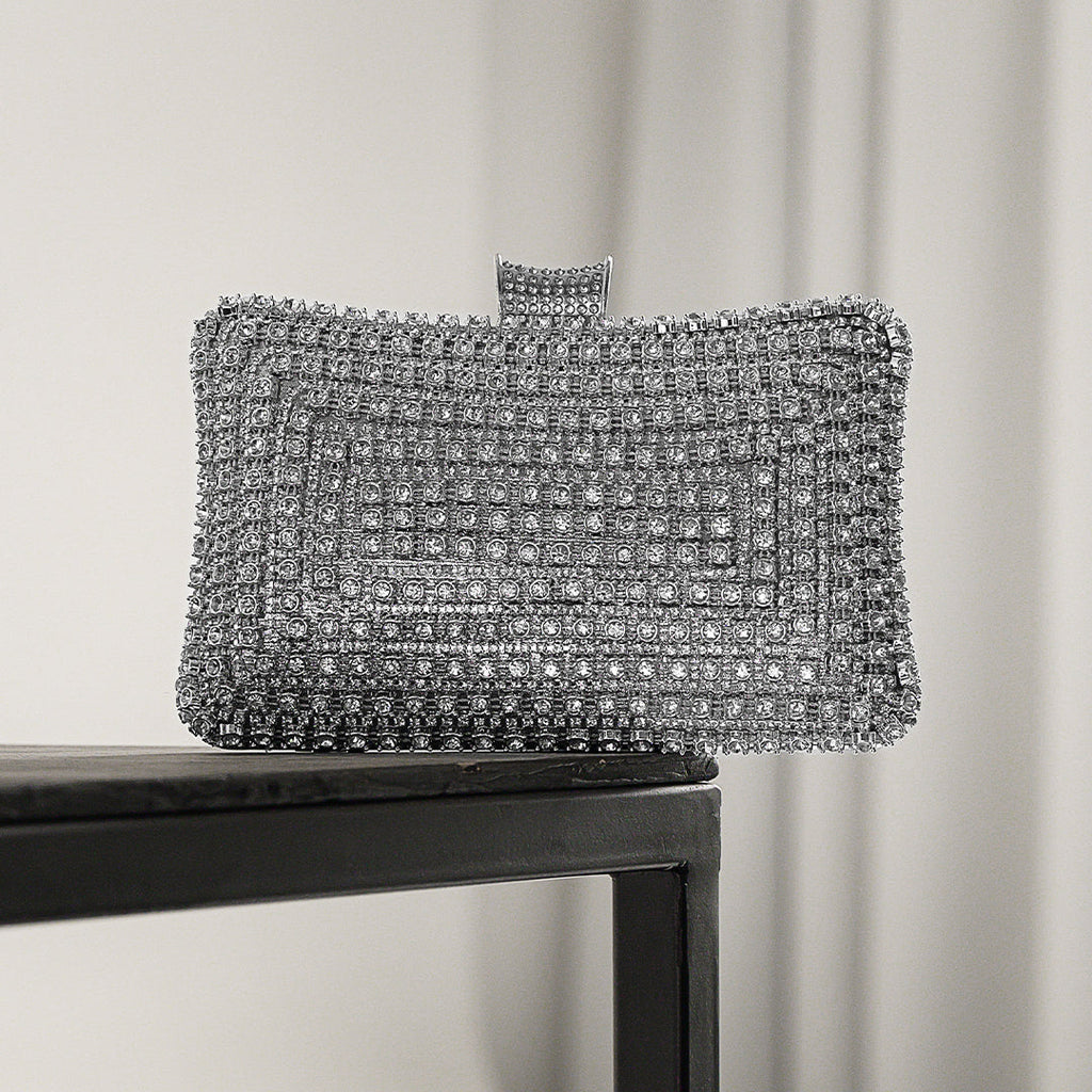 Satin Chain Clutch Bag – Evening & Occasion Bag