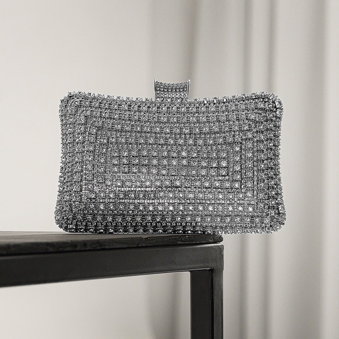 Satin Chain Clutch Bag – Evening & Occasion Bag