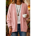 Relaxed Open-Front Cardigan in Soft Knit for Casual Layering and Comfort