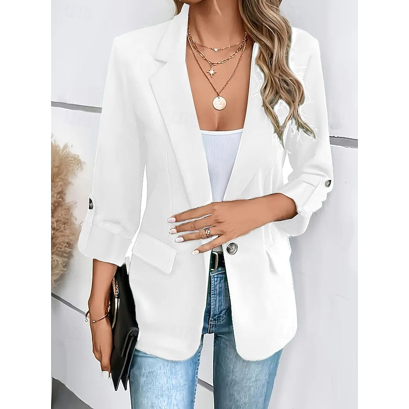 Tailored Open-Front Blazer for Women | Professional Office Attire | Versatile Fit