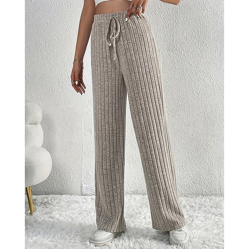 Wide-Leg High-Waist Pants for Women | Comfortable Fashion Trousers