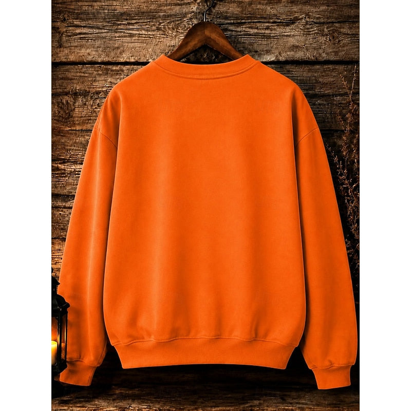 Halloween Witch Graphic Sweatshirt for Women | Cozy Cotton Blend Pullover