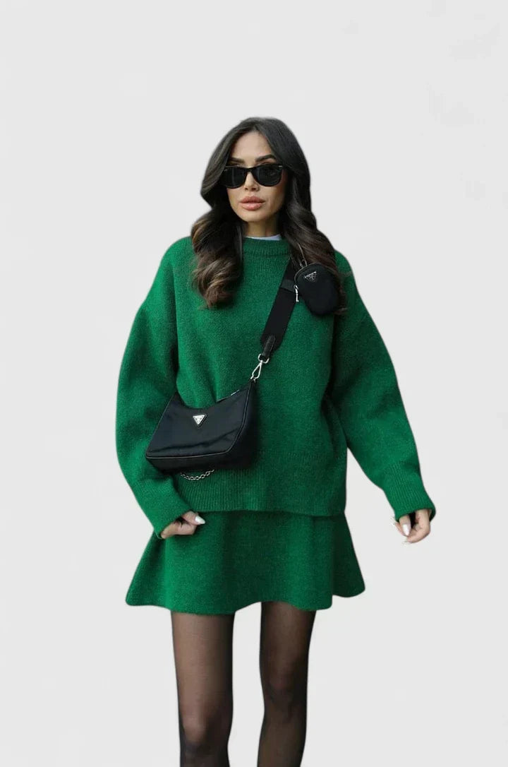 Comfortable Knit Jumper Set for Women | Cozy Casual Loungewear Outfit